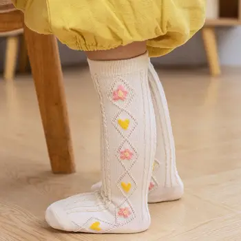 1 Чифт Прекрасни Нескользящих Чорапи за детски дрехи, Чорапи за новородено, Чорапи за Деца