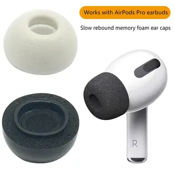 1 чифт Сменяеми Противоскользящих ушни покритие от пяна с памет ефект за Apple Airpods Pro 0
