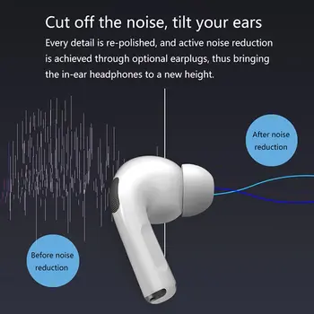 1 чифт Сменяеми Противоскользящих ушни покритие от пяна с памет ефект за Apple Airpods Pro 4