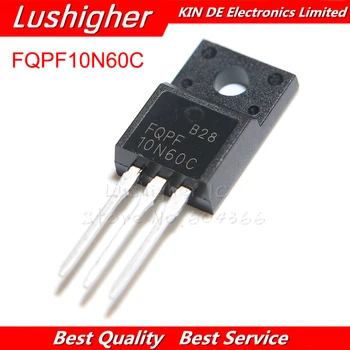 10шт FQPF10N60C TO-220 10N60 TO220 10N60C 10A 600 MOSFET N-канал