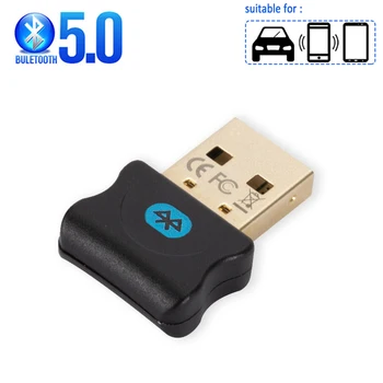 2 В 1 Безжична Bluetooth Адаптер Предавател Приемник Ключ USB конвертор на Аудио Микрофона За Автомобилното Радио, Mp3 Плейър, PC, Лаптоп