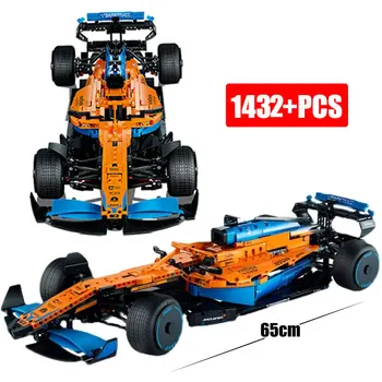 2022 НОВ Технически Съвместим 42141 McLarened на Формула 1 Състезание Модел на Кола Градивен елемент на Градски Автомобил Комплекти Тухли Играчки За Деца