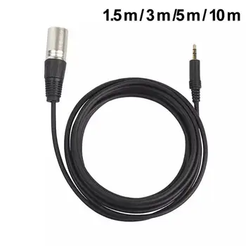 3.5 мм аудио кабел за Микрофон 3,5 mm Стереоразъем Включете на 3-номера за контакт конектора XLR Съединители аудио кабел-Адаптер за Микрофон аудио кабел 1.5/3/5/ 10 м