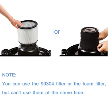 50 Опаковки поролонового филтър 90585 Foam Set VF2001, подходящ за повечето прахосмукачки Shop-Vac, VacMaster и Genie Shop 2