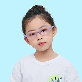 5117 Детски Рамки за Очила, за Момчета и Момичета, Детски слънчеви Очила, Гъвкава и Качествена Защита Точки, Корекция на зрението