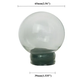 65 мм Подарък Диаметър на снежен купол САМ на Празна стъклена снежна топка продажбите на едро