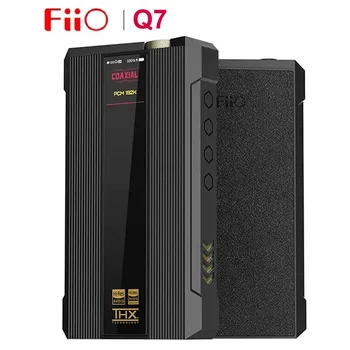 FiiO Q7 Преносим Настолен Усилвател За Слушалки Усилвател на Hi-Fi Балансиран КПР Висок клас XU316 ES9038PRO QCC5124 Чипове, Оптични/USB/Коаксиален