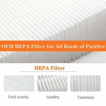 HEPA Филтър + Комбиниран филтър за пречистване на въздуха с активен въглен 397*217*38 мм замяна за Пречистване на Въздуха Boneco P340 1