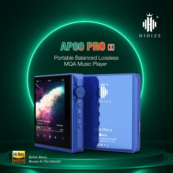 Hidizs AP80 PRO X MP3 плейър е Преносимо Балансиран, Без да Загуби MQA Музикален Bluetooth-плеър, FLAC LDAC USB КПР DSD64/128 DAP