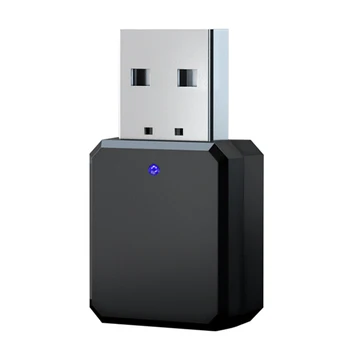 KN318 Аудиоприемник Bluetooth-съвместими 5.1 с Двоен Изход AUX USB Адаптер за Стерео Хендсфри Приемник за tv /PC