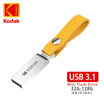 KODAK Мини метални USB Флаш Памети каишка за ключове писалка-диск USB3.1 USB2.0 флаш памет 16 GB за автомобилни лаптопи MacBook destops