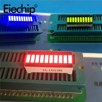 Led Дисплейный Модул червен зелен син светлинен индикатор, 10-сегментная led цифров тръба 20 контакти 8 символа 25x10 мм САМ led дисплеи за Arduino