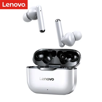 Lenovo LivePods LP1 Настоящите Безжични слушалки за игри на Музика HD Видео Разговор Удобни в чорап Слушалки БТ 5.0 с активно шумопотискане