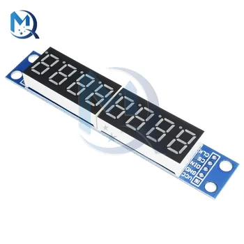 MAX7219 Led Матрични 8-Цифрена Цифрова Клиенти Дисплей за Управление на Модул За Arduino 3,3 5 В Микроконтролер Серийния Драйвер 7-сегментен 2