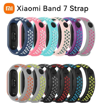 Mi Band 7 Каишка За Xiaomi Mi Band 7 Гривна Каишка За Китката Мек Силиконов Ремък За Mi band 7 Въжета Гривна Correa Каишка