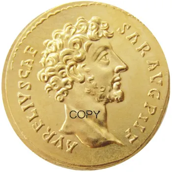 RM(18) Римски Древните Позлатени Копирни монети