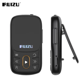 RUIZU X68 Спортен MP3 плейър С Bluetooth, Без да Загуби Клип на Музикален Плейър Поддържа FM радио Запис на Видео Електронна Книга Крачкомер TF Карта