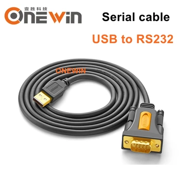 USB към RS232 COM Порт Сериен DB9 мъжки 9 Пинов конектор за електронен дисплей удлинительный кабел електронни везни 0