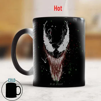 We Are Venom Чаша 11 грама Креативна Керамична с Променящ се Цвят Магическа Кафеена Чаша За Момче, Приятел, Съпруг, Подарък За Рожден Ден