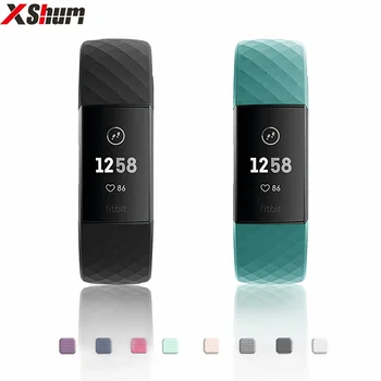 XShum Fitbit Charge 3 4 Band TPE Лента За FitBit Charge 3 4 TPE Гривна За Fit bit charge 3 Смяна на лента За Аксесоари