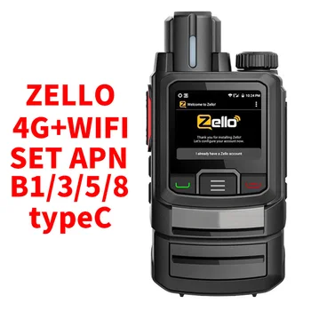 zello poc преносима радиостанция далечния радиус на действие 4G comunicador телефон, портативен професионален 100 км полицейското радио, мини android woki преди