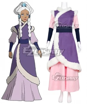 Аватар: Последният Магьосник Въздух Cosplay Принцеса Юе Cosplay Костюм рокля по поръчка на принц зуко принцеса азула cosplay костюм