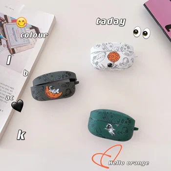 Астронавт Crystal Етикети Силиконов Калъф за слушалки За SONY WF-1000XM4 3 Безжична Bluetooth Сладък Космически Човек TWS Защитен Калъф