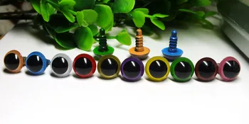 Безплатна доставка 5-18 мм, Разноцветни Очи животни Защитни очите-100шт