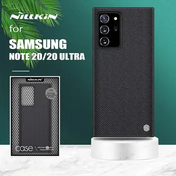 за Samsung Galaxy Note 20 Ултра Калъф Nillkin 3D Канава Найлон PC Тънка Делото Мек Край на Калъф за мобилен Телефон Samsung Note 20 5G
