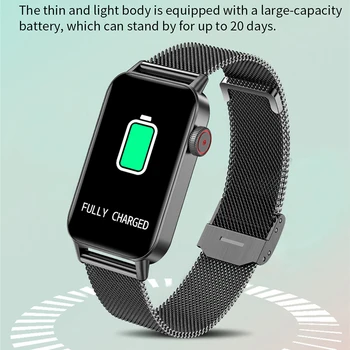 За Xiaomi Huawei Телефон IP68 Водоустойчив Умни Часовници За Жени Красива Гривна Монитор на Сърдечната Честота на Мониторинг Сън Smartwatch Дами 1