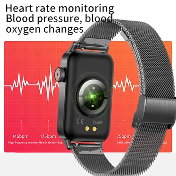 За Xiaomi Huawei Телефон IP68 Водоустойчив Умни Часовници За Жени Красива Гривна Монитор на Сърдечната Честота на Мониторинг Сън Smartwatch Дами 2