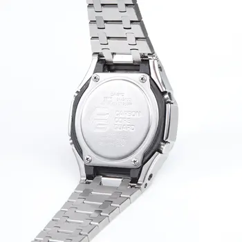 Каишка за часовник 3-то поколение за casioak GA2100 GA2110 Корпус от неръждаема стомана 316L с Инструменти за монтаж