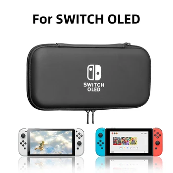 Калъф за Носене за Nintendo Switch Защитен Калъф За Носене Твърд Калъф за Носене на ПУ Водоустойчив Ключ Oled Пътна Чанта