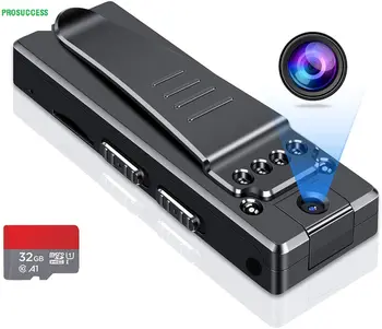 Мини камера за тялото HD 1080P С Функция за разпознаване на движение за Нощно Виждане С Клипс Носене Видео Micro Security Surveillance 0