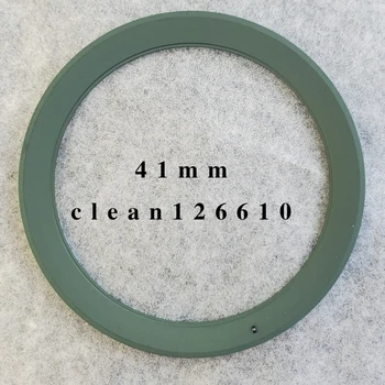 най-високо качество подмяна на части clean factory 126610 за 41 мм подводничар зелени керамични bezel супер нажежен 5
