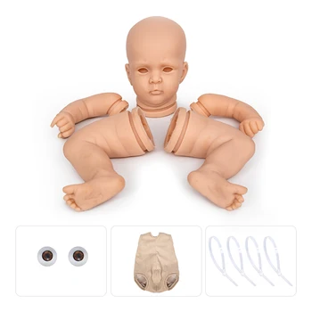 Направи си САМ 20 Инча Празен JOCY Кукла Реборн Комплект Лидер в Продажбите на Реалистични Аксесоари За Новородени Неокрашенная Кукла Част 4