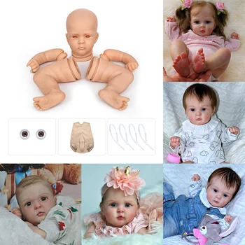 Направи си САМ 20 Инча Празен JOCY Кукла Реборн Комплект Лидер в Продажбите на Реалистични Аксесоари За Новородени Неокрашенная Кукла Част 5