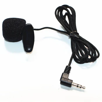 Насочената Петличный микрофон Кондензаторен Микрофон с Шумопотискане и кабел с дължина 1,18 м за телефони и смартфони, Черен 2