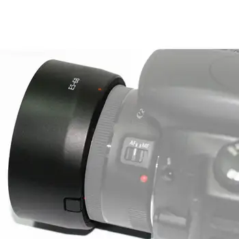 Нов за ES-68 II Байонетное монтиране на Кръгла Форма на Обектива Пластмаса F/1.8 EF 50 mm Капачка Оцветяване сенник за обектив за Canon STM Обектив W1L0