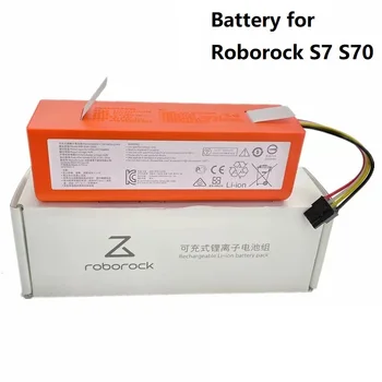 Оригинален Нов Акумулаторна Литиево-йонна Батерия за Робот-Прахосмукачка Roborock S7 S70 S75 Капацитет 5200 mah Захранване