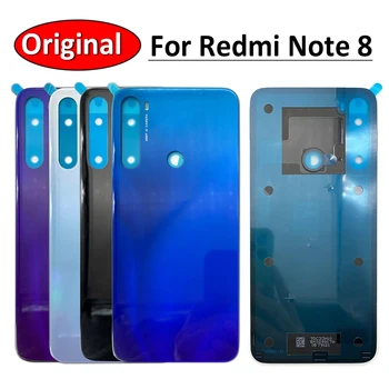 Оригинална Новост За Xiaomi Redmi Note 8 Задната Част На Кутията На Батерията Стъкло За Redmi Note 8 Задната Част На Кутията На Батерията Калъф