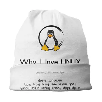 Пингвин на Linux,Смокинг Пингвин Linux Шапки Хип-Хоп Ски Skullies Шапки, Шапки Унисекс Дамски Летни Топли с Двойно предназначение Капак на Плетене на Шапки 2