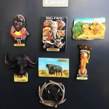 Творчески Магнитни Магнити За Хладилник Африканска Намибия Пътуване Паметни Украса Занаяти и Подаръци