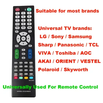 Универсално дистанционно за управление на телевизор използвайте Съвместим Универсално дистанционно управление на ТЕЛЕВИЗОРИ от всички марки, който трябва да се коригира в съответствие с ръководството RM-014S +