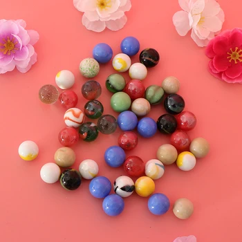 45шт Мъниста, Стъклени Мъниста за Китайски Пулове Начало Декор на Цветни - Класически Стъклени Топки Играчки за Деца