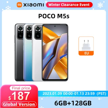 Глобалната версия на смартфона POCO M5s 64-Мегапикселова Четырехъядерная помещение 6,43 
